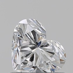 Diament serce, 0.7ct, VS1, E, GIA 6532295644